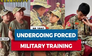 Undergoing forced military training