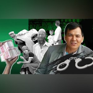 Uyghur businessman was sentenced to eighteen years in prison for giving zakat