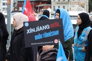 Uyghurs protest Chinese occupation