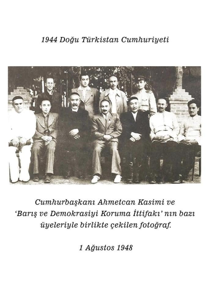 12 KASIM 1933 VE 1944'DE KURULAN DOĞU TÜRKİSTAN CUMHURİYETLERİ