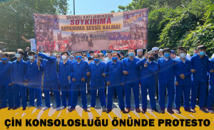 Urumçi Katliamı, Çin Konsolosluğu Önünde Protesto Edildi
