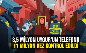 3,5 milyon Uygur’un telefonu 11 milyon kez kontrol edildi