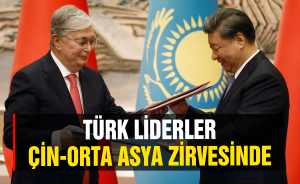 Türk liderler Çin-Orta Asya Zirvesinde