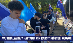 Avustralya'da 7 haftadır Çin karşıtı gösteri oluyor.