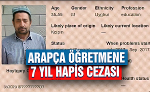 Arapça Öğretmene 7 yıl hapis cezası