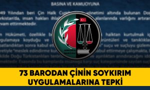 73 Barodan Çinin Soykırım uygulamalarına tepki