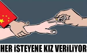 DOĞU TÜRKİSTAN KIZ PAZARINA DÖNDÜ