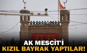 Ak Mescit'i kızıl bayrak yaptılar