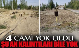 BİR GÜNDE 4 CAMİ YOK OLDU! KALINTILARINI YOK ETMEK İÇİN İSE...