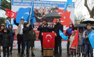 DOĞU TÜRKİSTANLILARDAN ZEYTİN DALI HAREKATINA TAM DESTEK