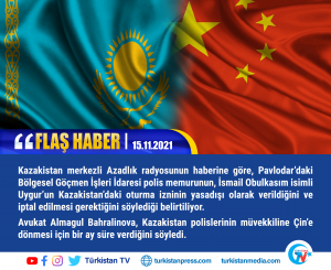 15 Kasım 2021 Flaş Haber