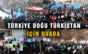 Türkiye Doğu Türkistan İçin Duada
