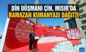 Din düşmanı Çin, Mısır’da Ramazan kumanyası dağıttı