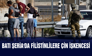 Batı Şeria'da Filistinlilere Çin işkencesi
