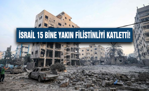 İsrail 15 bine yakın Filistinliyi katletti!