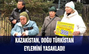 Kazakistan, Doğu Türkistan eylemini yasakladı!