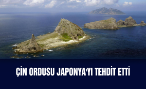 Çin ordusu Japonya'yı tehdit etti