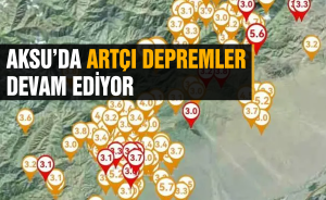 Aksu’da artçı depremler devam ediyor