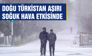 Doğu Türkistan aşırı soğuk hava etkisinde