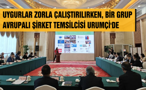 UYGURLAR ZORLA ÇALIŞTIRILIRKEN, BİR GRUP AVRUPALI ŞİRKET TEMSİLCİSİ URUMÇİ'DE