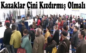 ÇİN KAZAKLARDAN  İNTİKAMINI  ALDI