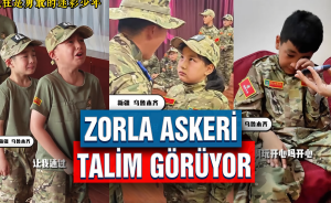 Zorla Askeri talim görüyor