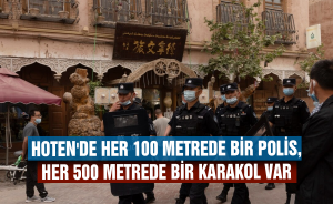 HOTEN'DE HER 100 METREDE BİR POLİS, HER 500 METREDE BİR KARAKOL VAR