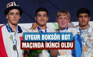 Uygur boksör BDT maçında ikinci oldu