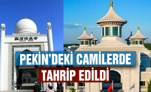 pekin’deki camilerde tahrip edildi