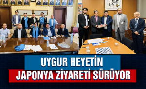 Uygur Heyetin Japonya ziyareti sürüyor