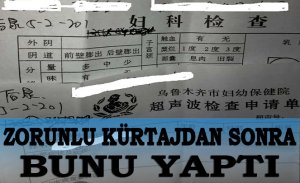 ZORUNLU KÜRTAJDAN SONRA ZORUNLU MUAYENE
