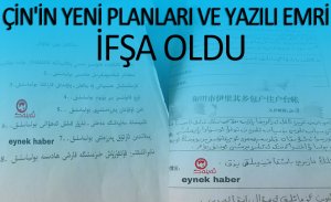 ÇİN'İN  YENİ PLANLARININ YAZILI EMRİ İFŞA OLDU