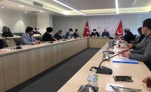 ULUSLARARASI DOĞU TÜRKİSTAN STK’LAR BİRLİĞİ SAADET PARTİSİ GENEL MERKEZİNİ ZİYARET ETTİ