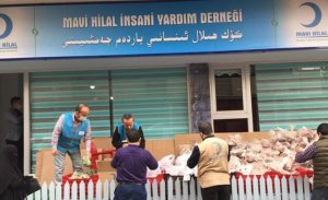 MAVI HİLAL, İNSANİ YARDIM FAALİYETLERİNİ DEVAM EDİYOR