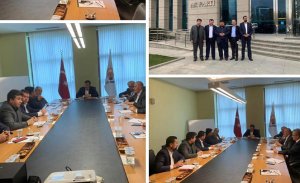 DOĞU TÜRKİSTANLI HEYET, AK PARTİ ANKARA GENEL MERKEZİNİ ZİYARET ETTİ
