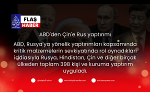 ABD'den Çin'e Rus yaptırımı