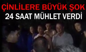 ÇİNLİLERE ÜLKEMİZİ TERK EDİN UYARISI