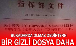 ÇİN’İN BİR GİZLİ DOSYASI DAHA İFŞA OLDU