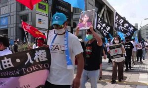 Japonya'da Çine Karşı gösteri düzenlendi
