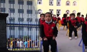 23 Nisan Ulusal egemenlik ve Çocuk Bayramında Doğu Türkistanlı çocuklar unutulmadı.