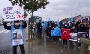 Çin konsolosluğu önündeki eylem 99. Gününde