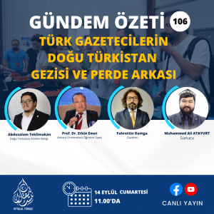TÜRK GAZETECİLERİN DOĞU TÜRKİSTAN GEZİSİ VE PERDE ARKASI