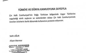 TÜRK FİRMALARI ÇİNE 1.5 MİLYON DOLAR AMBARGO UYGULADI