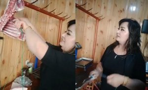 UYGUR KADINLAR ERKEKLER GİBİ ÇALIŞMAYA MECBUR EDİLDİ