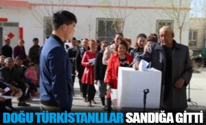 DOĞU TÜRKİSTANLILAR SANDIĞA GİTTİ