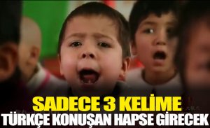 UYARI! 3 KELİME TÜRKÇE KONUŞAN TUTUKLANACAK