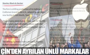ABD, ÇİN’DEN AYRILAN ÜNLÜ MARKALARI AÇIKLADI.
