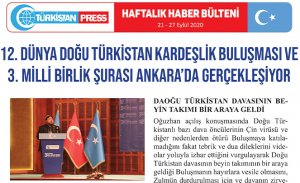 Haftalık E-Bülteni (21 - 27 Eylül 2020)
